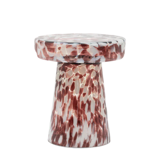 Murano Side Table | Leopard