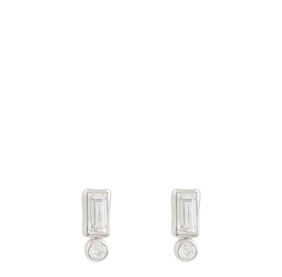 Vantage Topaz Studs | Sterling Silver