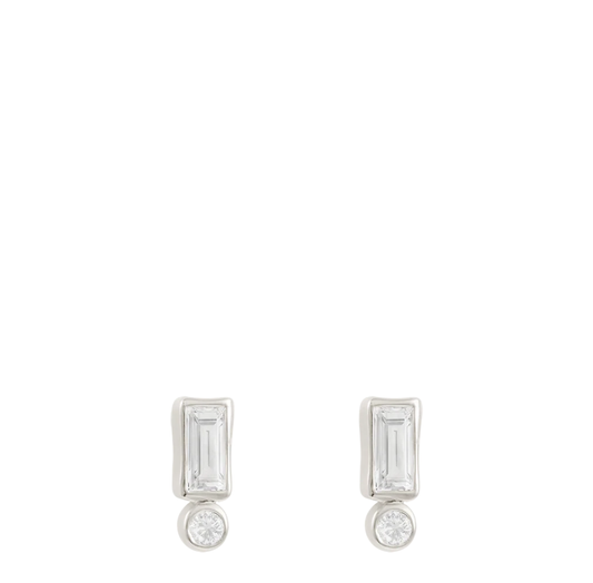 Vantage Topaz Studs | Sterling Silver