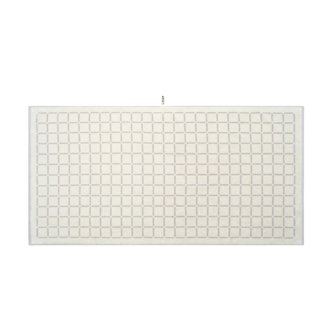 Bath Towel | Grid | Butter + Stone