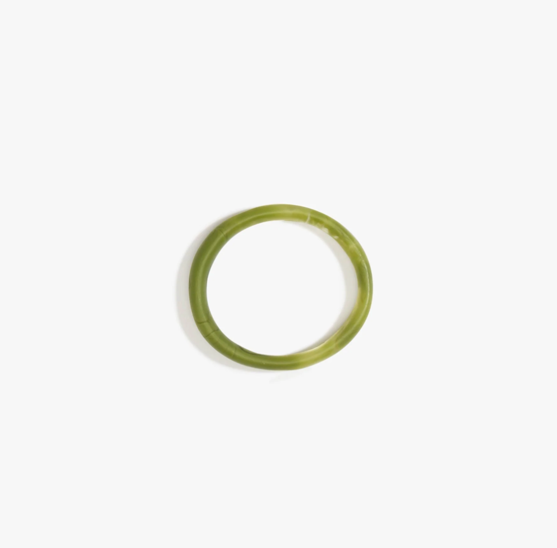 Wishbone Bangle | Olive