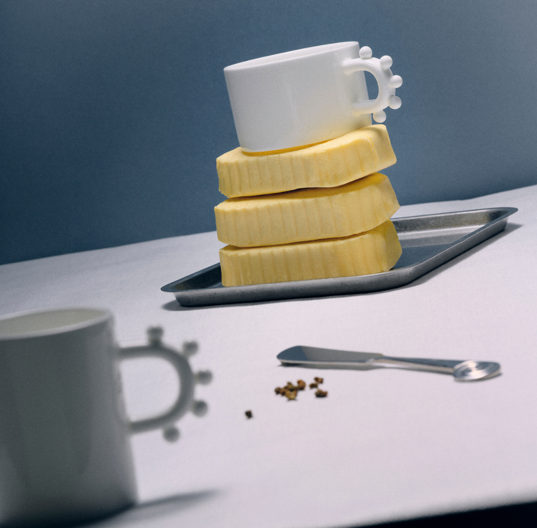 Pomponette Teacup + Saucer