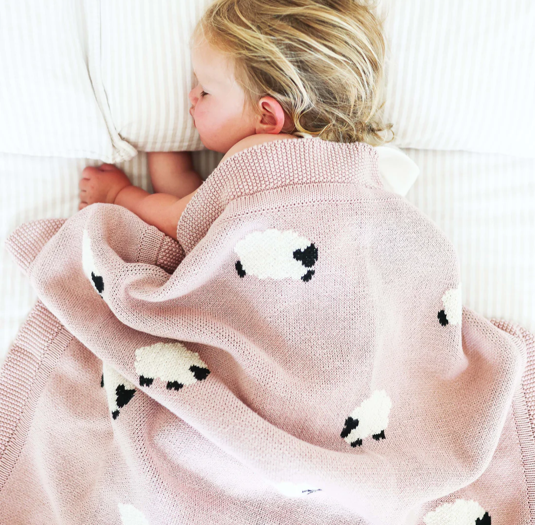 Baa Baa Baby Blanket | Pink