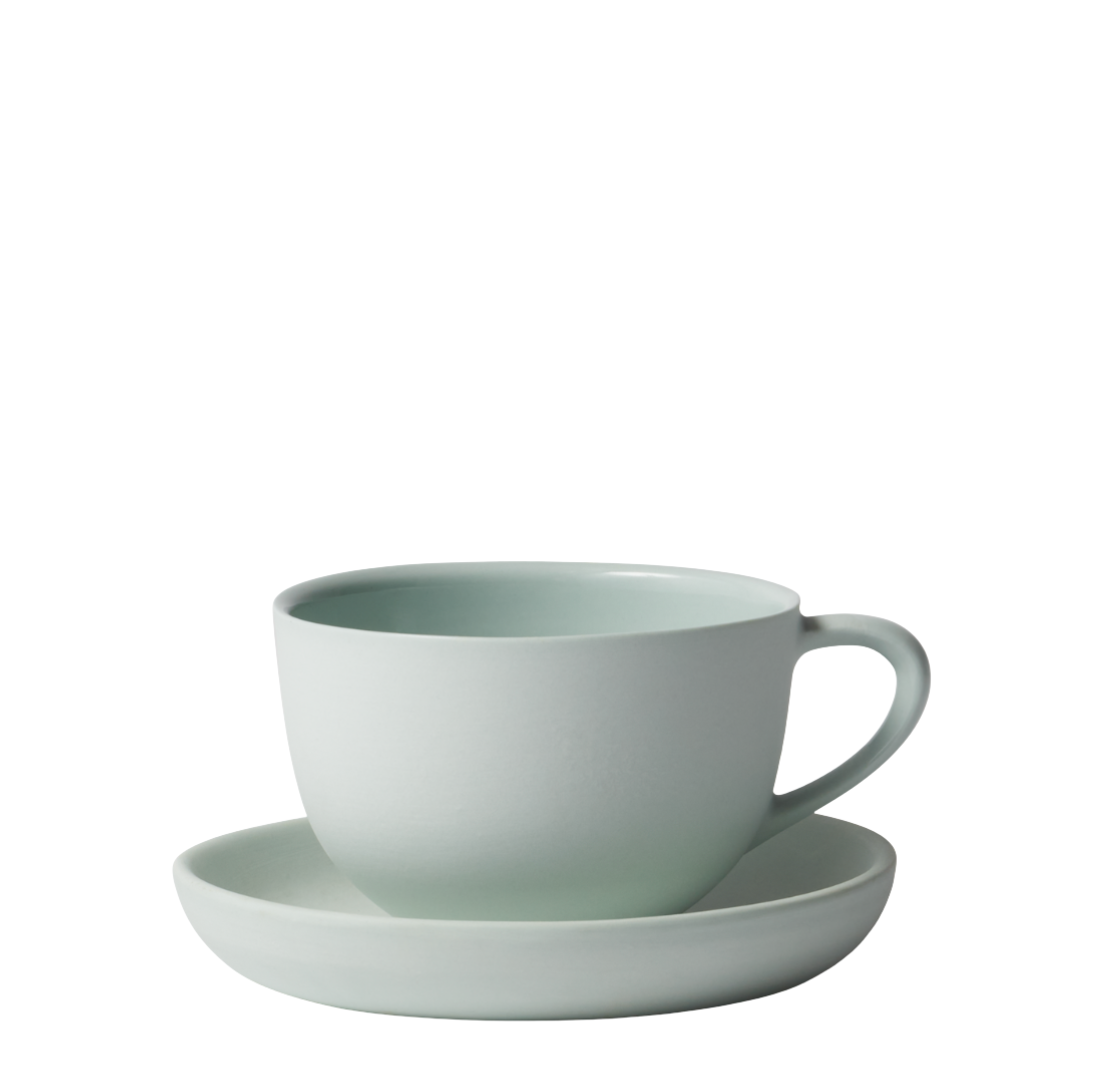 Teacup + Saucer | Mist