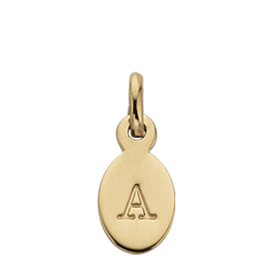 Initial Charm | V | Yellow  Gold