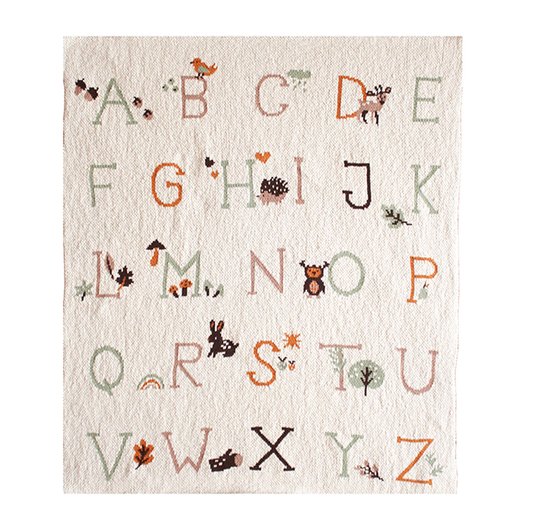 Alphabet Baby Blanket