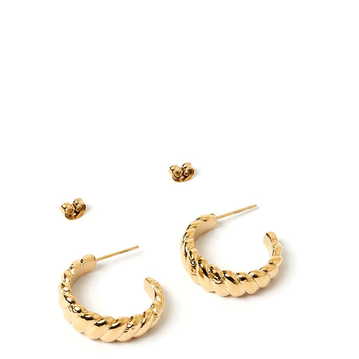 Tilly Gold Hoop Earrings