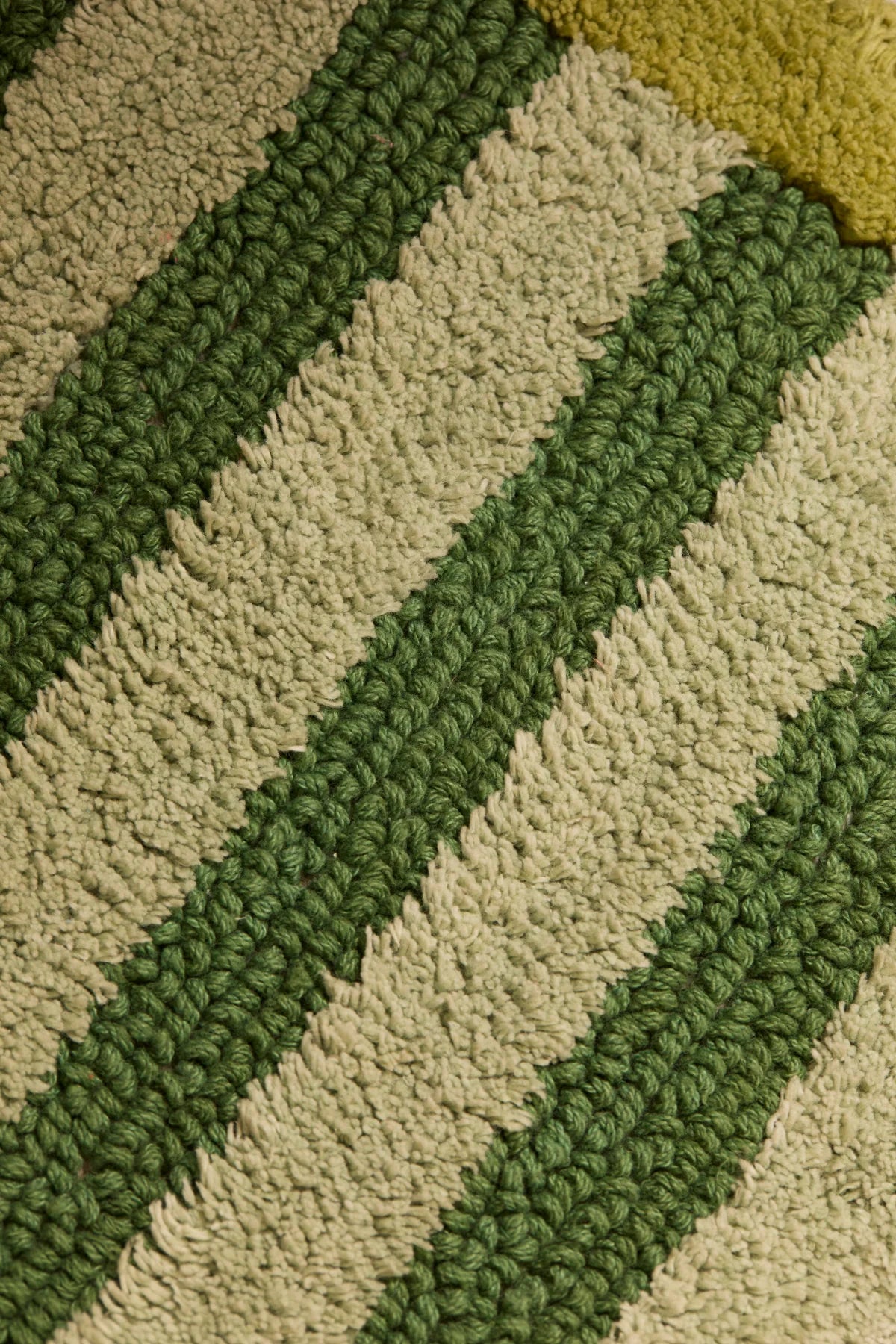 Stripe Khaki Bath Mat