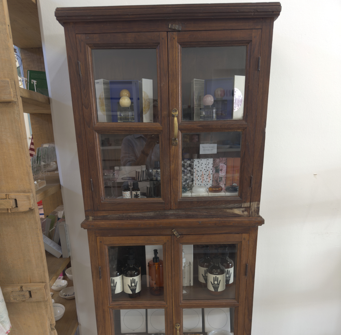 Cabinet | Glass Doors | 68 x 27 x 176cm High