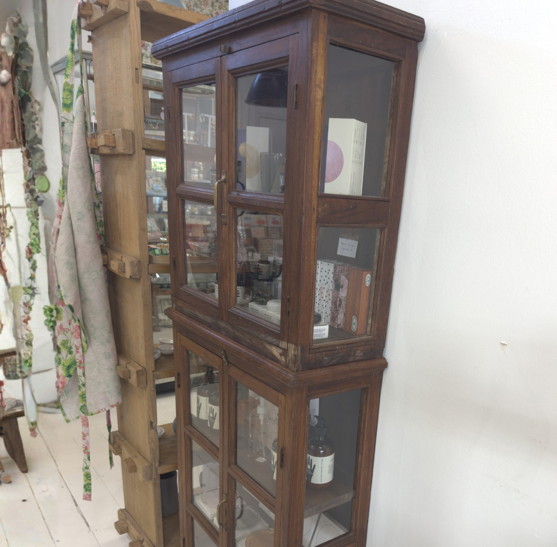 Cabinet | Glass Doors | 68 x 27 x 176cm High