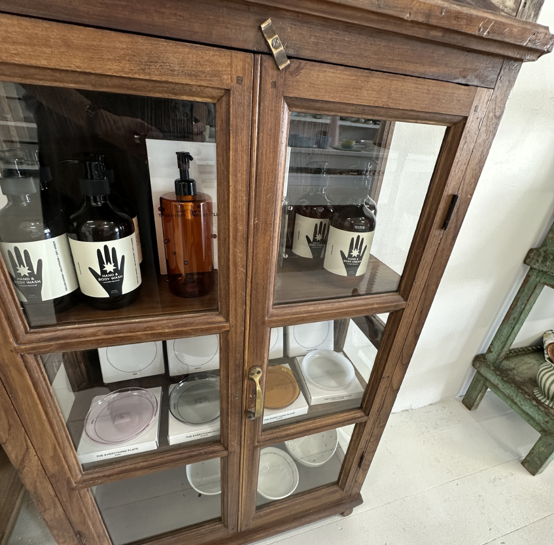 Cabinet | Glass Doors | 68 x 27 x 176cm High