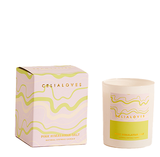 Candle | Pink Himalyan Salt