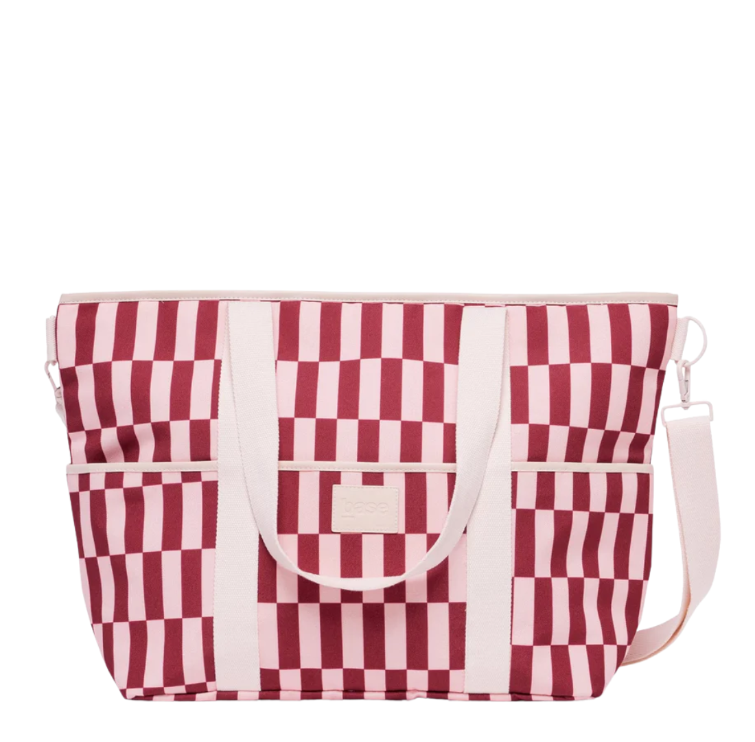 Cooler Coast Bag | Burgundy + Peony