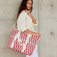 Cooler Coast Bag | Burgundy + Peony
