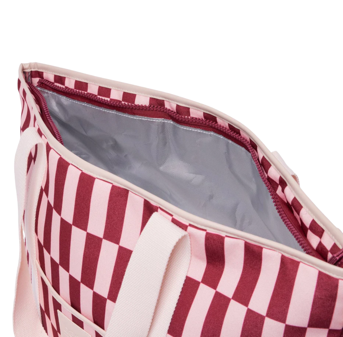 Cooler Coast Bag | Burgundy + Peony