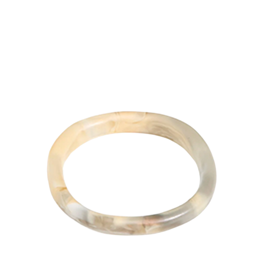 Wishbone Bangle | Sandy Pearl