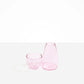 Glass Pebble Carafe + Glass | Pink