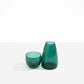 Glass Pebble Carafe + Glass | Teal