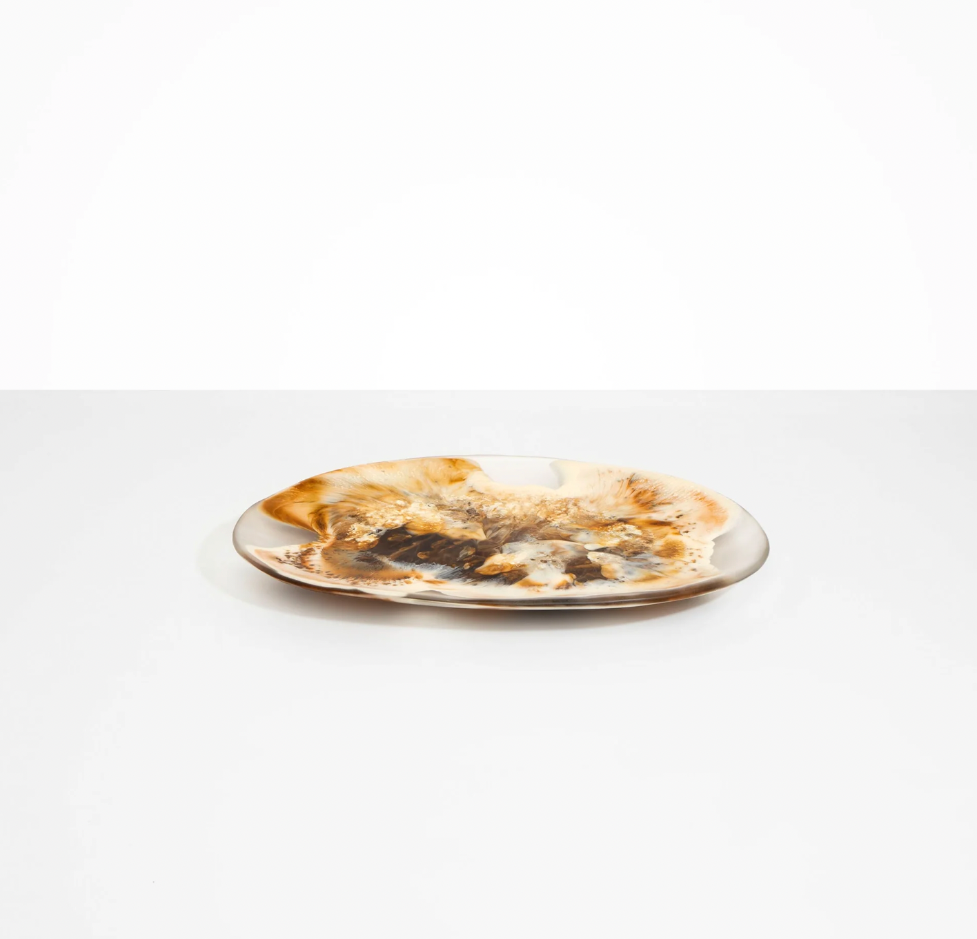 Large Temple Platter | Light Horn