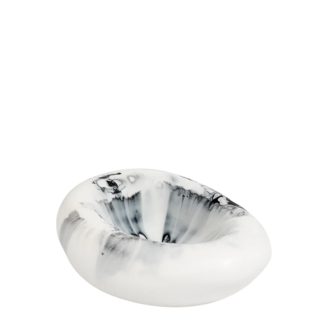 Drift Dish | White Marble | Medium