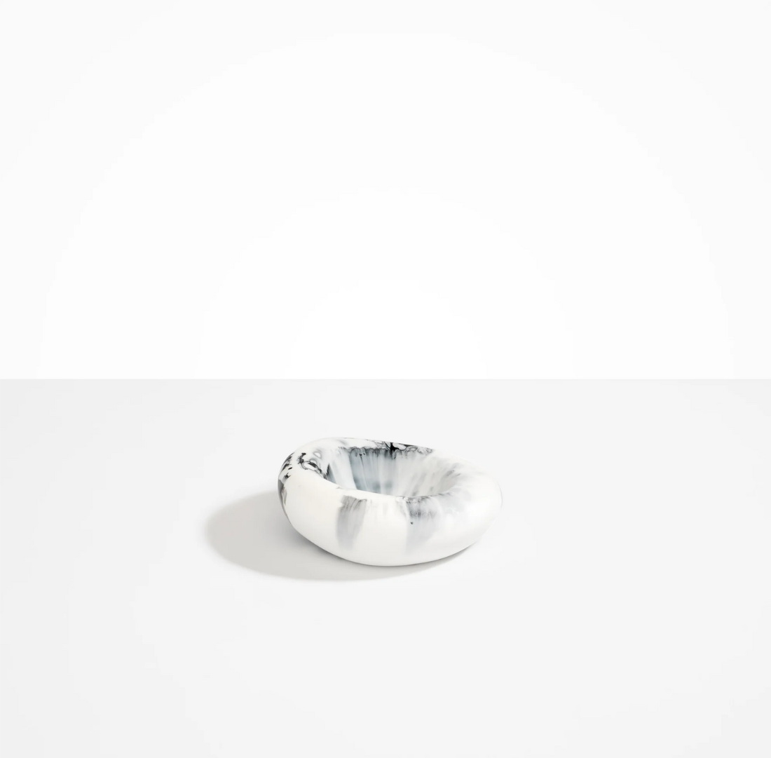 Drift Dish | White Marble | Medium
