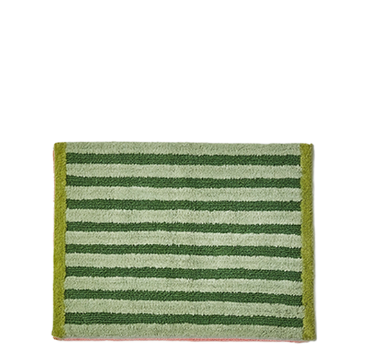 Stripe Khaki Bath Mat