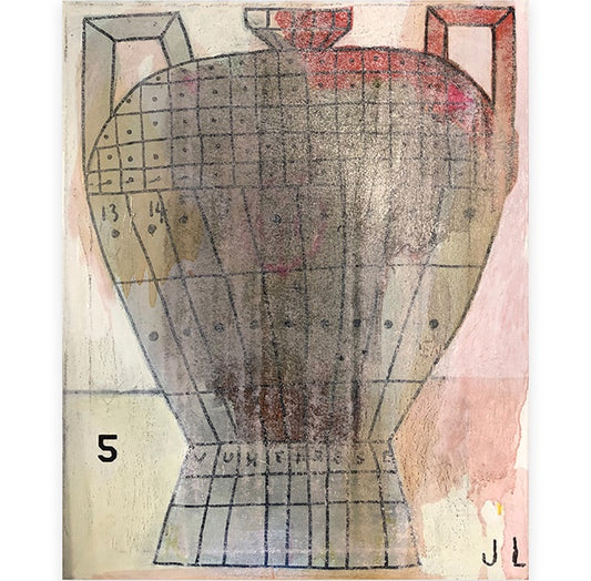 Jacob Logos | Patterned Vessel | Mixed on Canvas