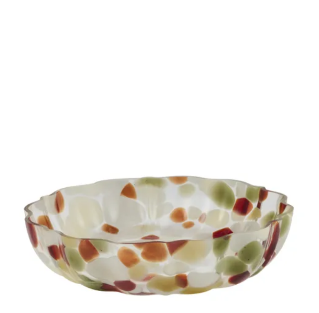 Splotch Glass Bowl | 25 x 7.5cm | Multi