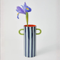 Griffe Tall Vase | Blue Stripe