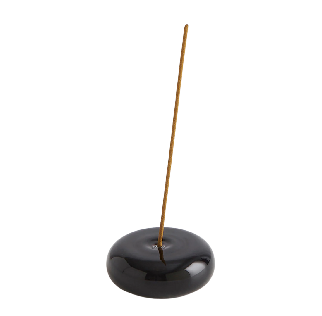 Le Galet Incense Holder | Opaque Black