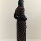 Baina Bath Robe | Tabac + Noir
