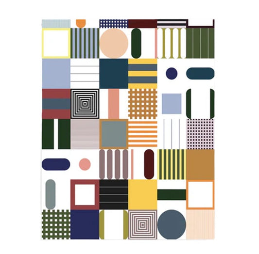 Tea Towel | Abstract Squares