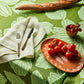 Linen Napkins | Linear Green