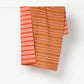 Boucle Stripe Throw | Red + Pink