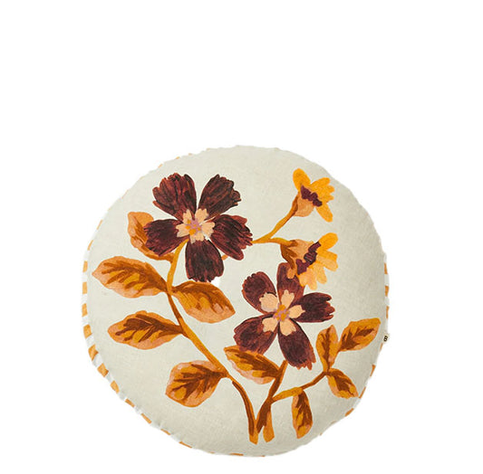 Cosmos Tan Round Cushion