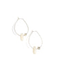 Joie De Vivre Earrings Silver | Chalk Swirl
