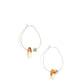 Joie De Vivre Earrings Silver | Light Horn