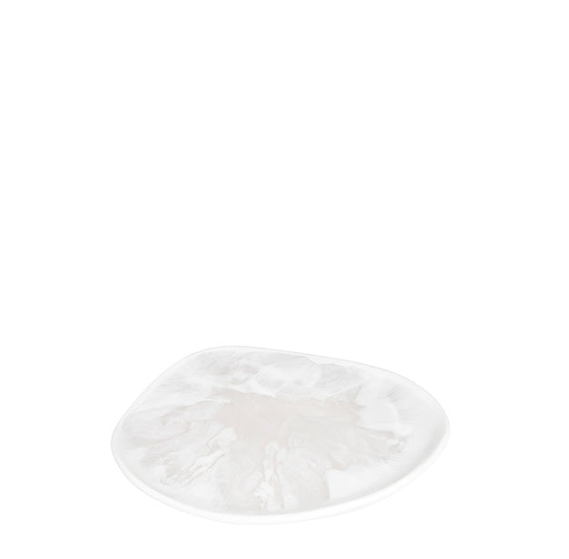 Pebble Plate | White Clear