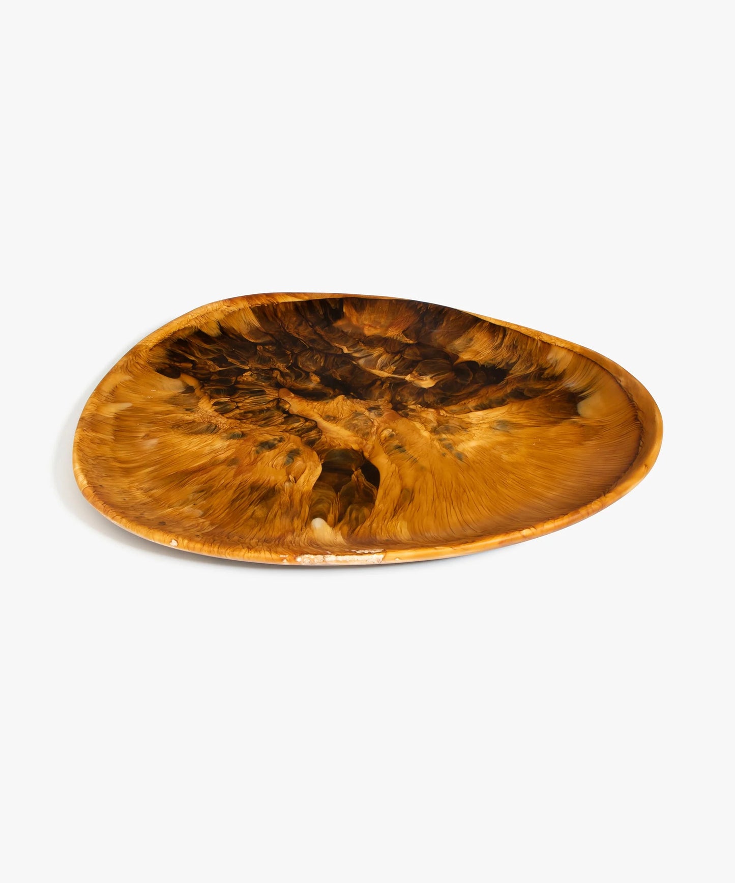 Pebble Platter | Dark Horn | Large