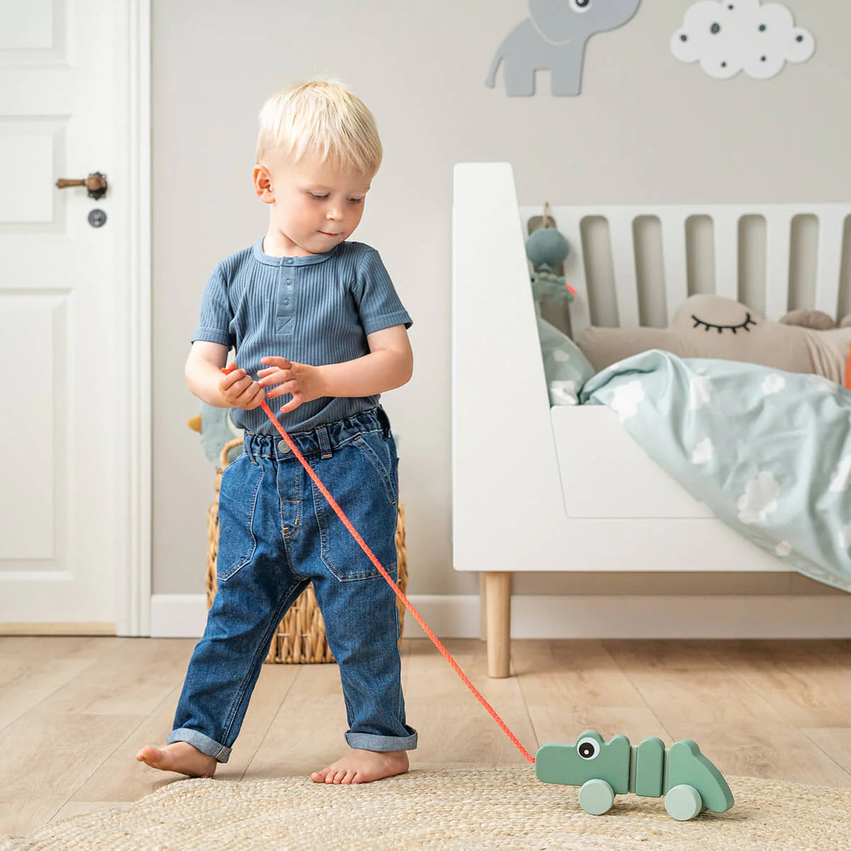 Pull Along Wiggle Toy | Croco