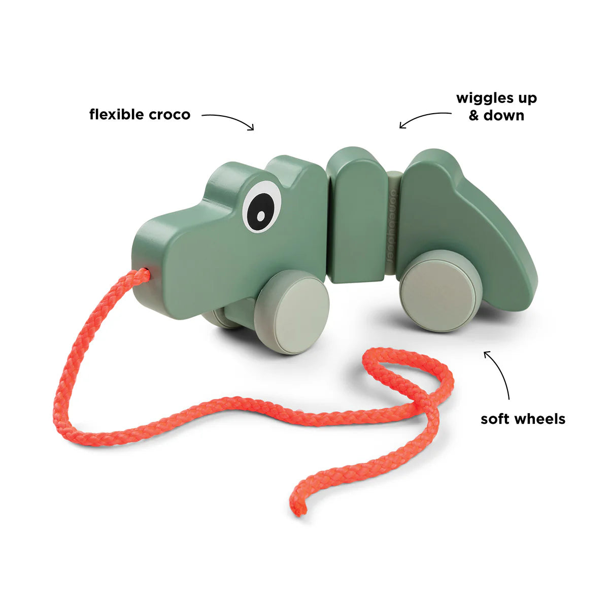 Pull Along Wiggle Toy | Croco