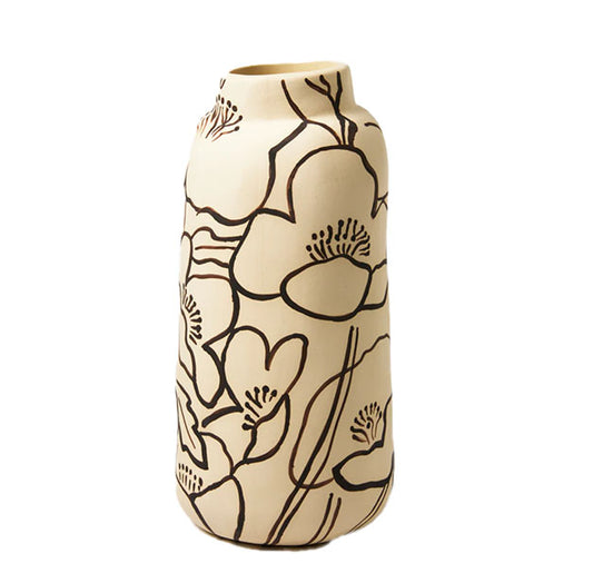 Tender Poppy Tall Vase