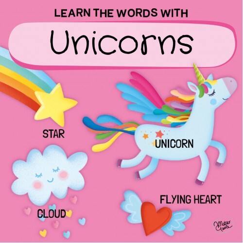 3D Puzzle & Book Set | Learn Words with Unicorns