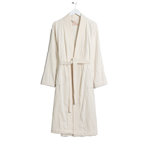 Baina Bath Robe | Ivory