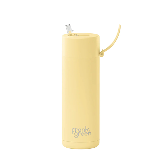 Ceramic Reusable Bottle 595 mL | Buttermilk