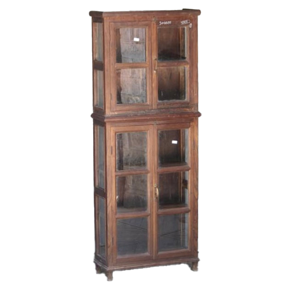 Cabinet | Glass Doors | 68 x 27 x 176cm High