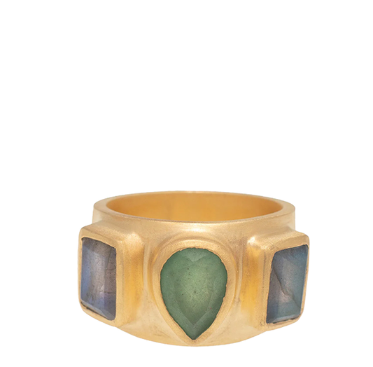 Green Aventurine Anokhi Ring