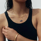 Lapis T Bar Necklace | 18k Gold Vermeil