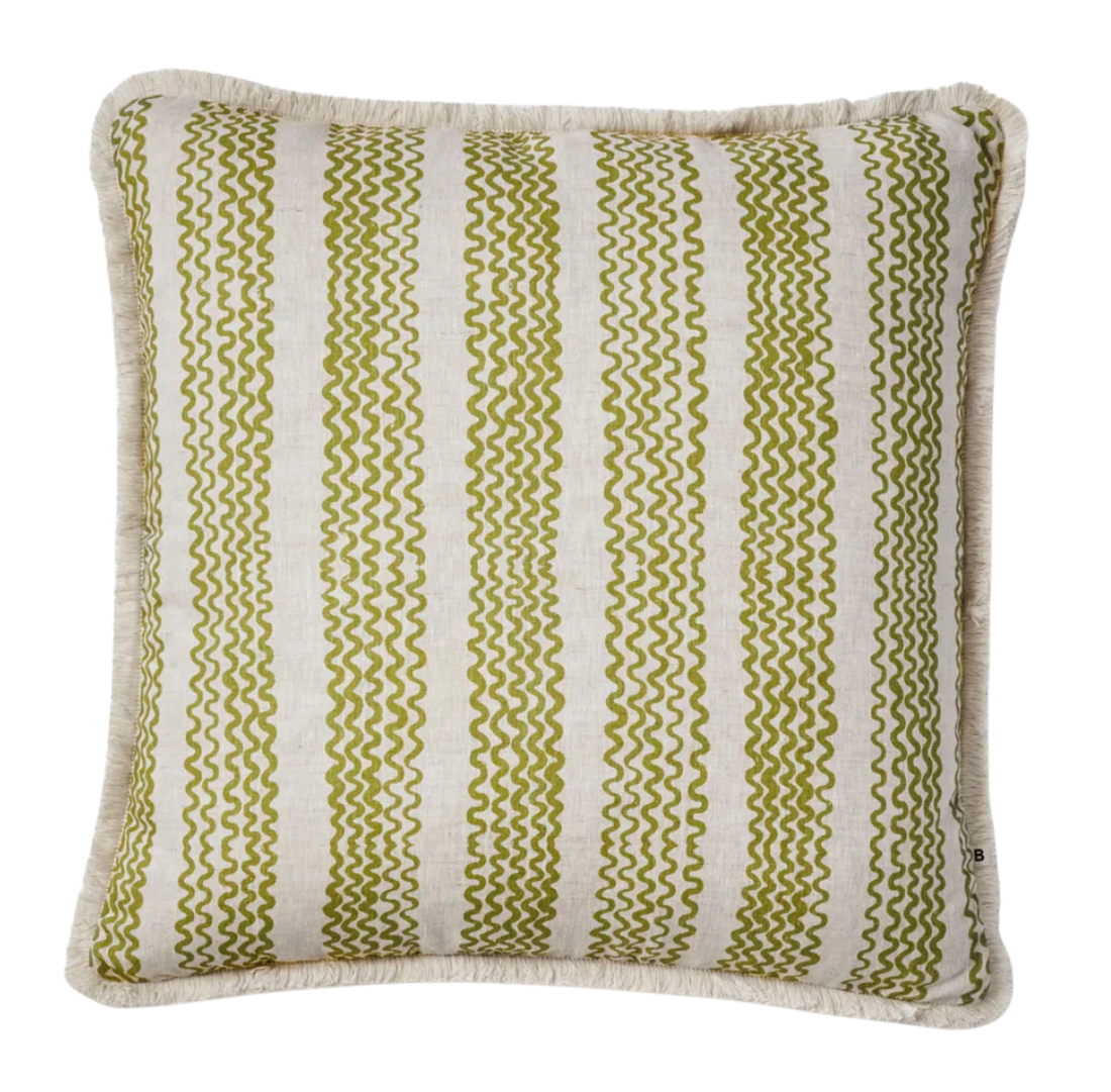 Mini Wave Olive Cushion | 50cm
