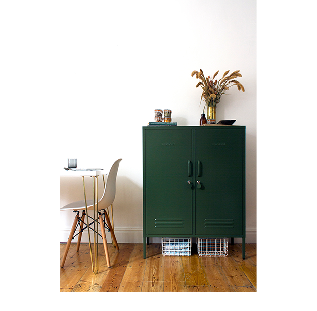 The Midi Locker | Olive